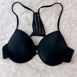 VS Black The Fabulous Bikini Top Bra Size 34C